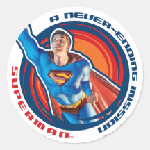 Superman A Never-ending Mission Stickers