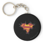 Superman broken metal keychains