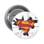 Superman broken metal buttons