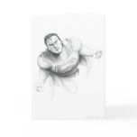 Superman Drawing Greeting Card