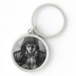 Superman Earth Cover - Black and White keychains