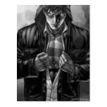 Superman Earth Cover - Black and White postcards