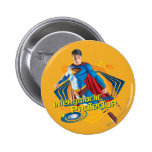 Superman Intergalactic Protector Button