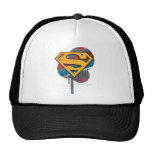 Superman Logo with paint Trucker Hats