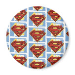 Superman Red and Blue Pattern magnets