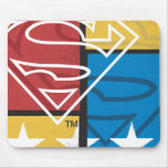 Superman Shield with Stars mousepads