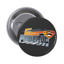 Superman tout puissant badge avec épingle