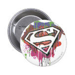 Superman - Twisted Innocence Logo buttons