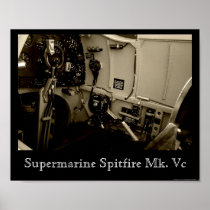 Supermarine Spitfire Cockpit Print