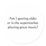 Supermarket stickers