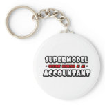 Supermodel .. Accountant Keychains