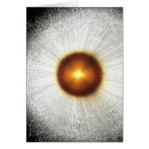 Supernova Gold Greeting Cards