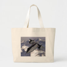 Supersonic Fighter Jet Tote Bag