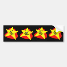 superstar bride funny bumper sticker