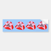 superstar bridesmaid funny bumper sticker