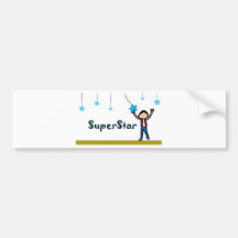 SuperStar Bumper Sticker
