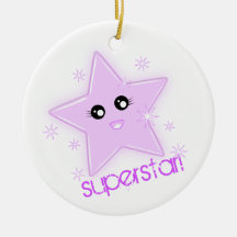 superstar! christmas tree ornament