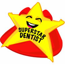 superstar dentist funny photo  sculpture!