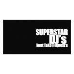 Superstar DJ photo cards