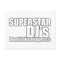 Superstar DJ Post Cards