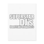 Superstar DJ postcards