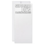 Superstar DJ rack cards