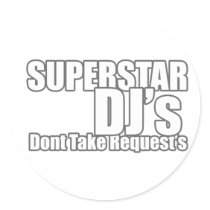 Superstar DJ Sticker