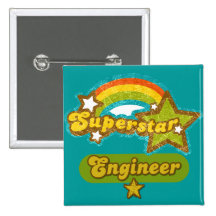 Superstar Engineer Pinback Buttons