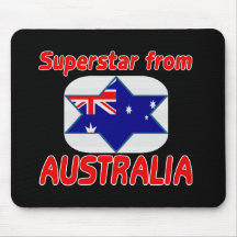 Superstar from Australia Mousepads