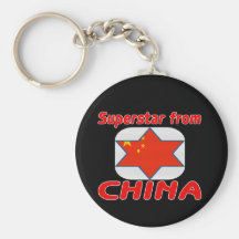 Superstar from China Key Chain