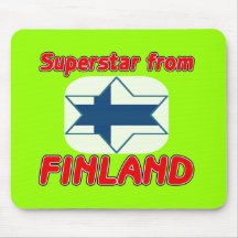 Superstar from Finland Mousepad