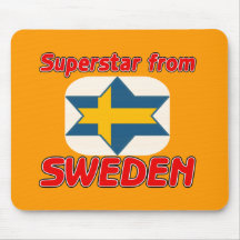 Superstar from Sweden Mousepad