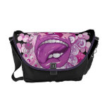 superstar girly lips messenger bags