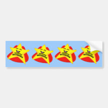 superstar groomsmen funny bumper sticker
