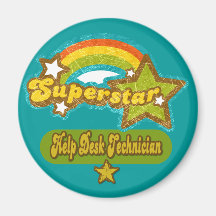 Superstar Help Desk Technician Magnets