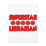 Superstar Librarian postcards
