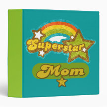 SuperStar Mom 3 Ring Binder