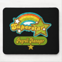Superstar Payroll Manager Mouse Pads