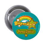 Superstar Pharmacy Technician Pinback Buttons