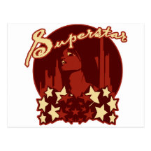 Superstar Postcard