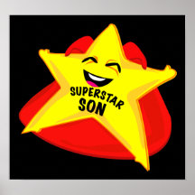 superstar son humourous  poster!