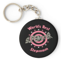 Superstar Stepmom in Pink keychains