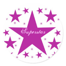 Superstar Stickers, Purple
