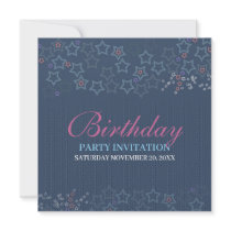 Superstars Birthday Invitationz