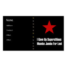 Superstitious Nonsense Business Card
