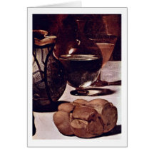 Supper At Emmaus By Michelangelo Da Caravaggio Cards