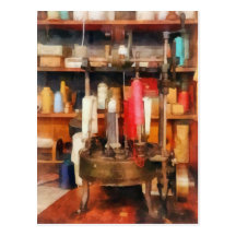 Supplies in Tailor Shop Post Card