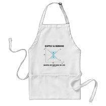 Supply & Demand Shapes My Outlook On Life (Econ) Aprons