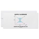Supply & Demand Shapes My Outlook On Life (Econ) rack cards