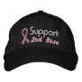 Support 2nd Base - Breast Cancer Embroidered Hats